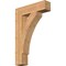 Ekena Millwork Thorton Block Smooth Bracket, Western Red Cedar, 5 1/2"W x 24"D x 36"H BKT06X24X36THR05SWR - alternate 1